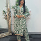Daily Wear - 2 PC Printed Linen - Green