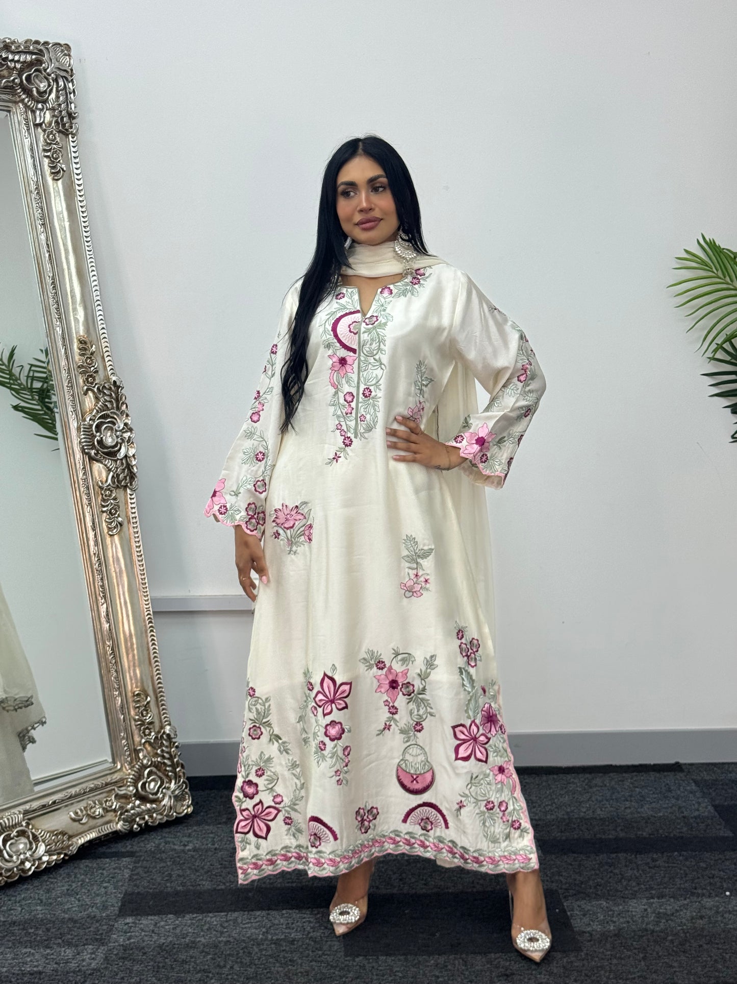Gul e Lala - Kaftan - ivory