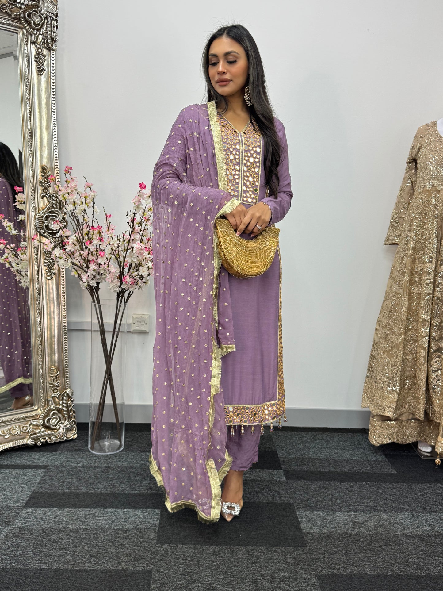 Jhilmil - Mirror Lilac - H