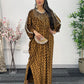 Coffee Brown Kaftaan - Diamond Kaftan - Velvet AA