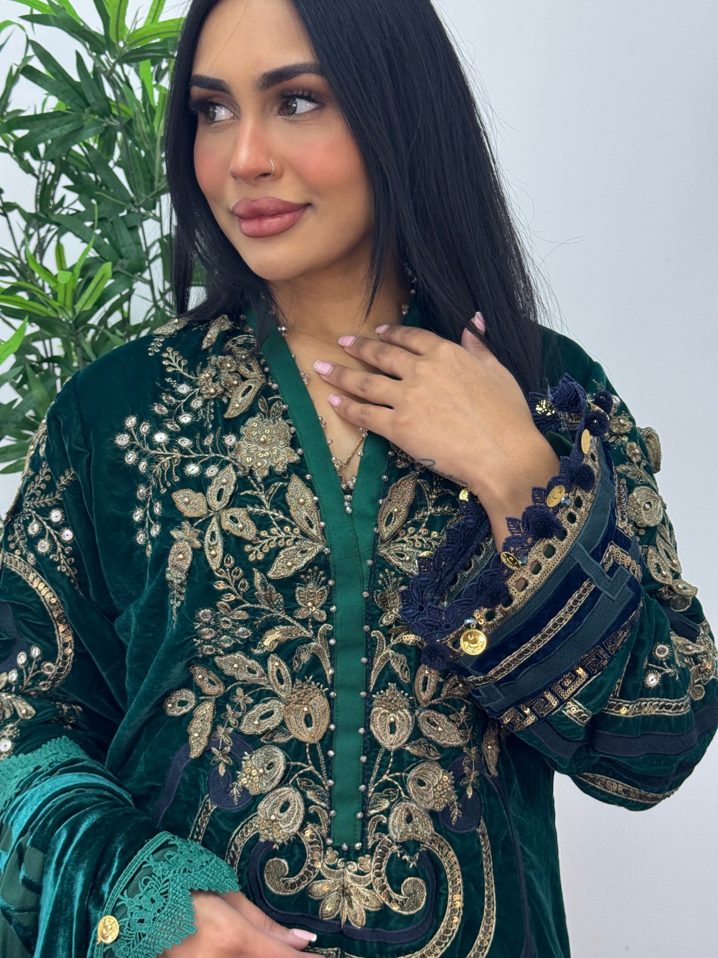 Maria B Luxury Velvet - Green