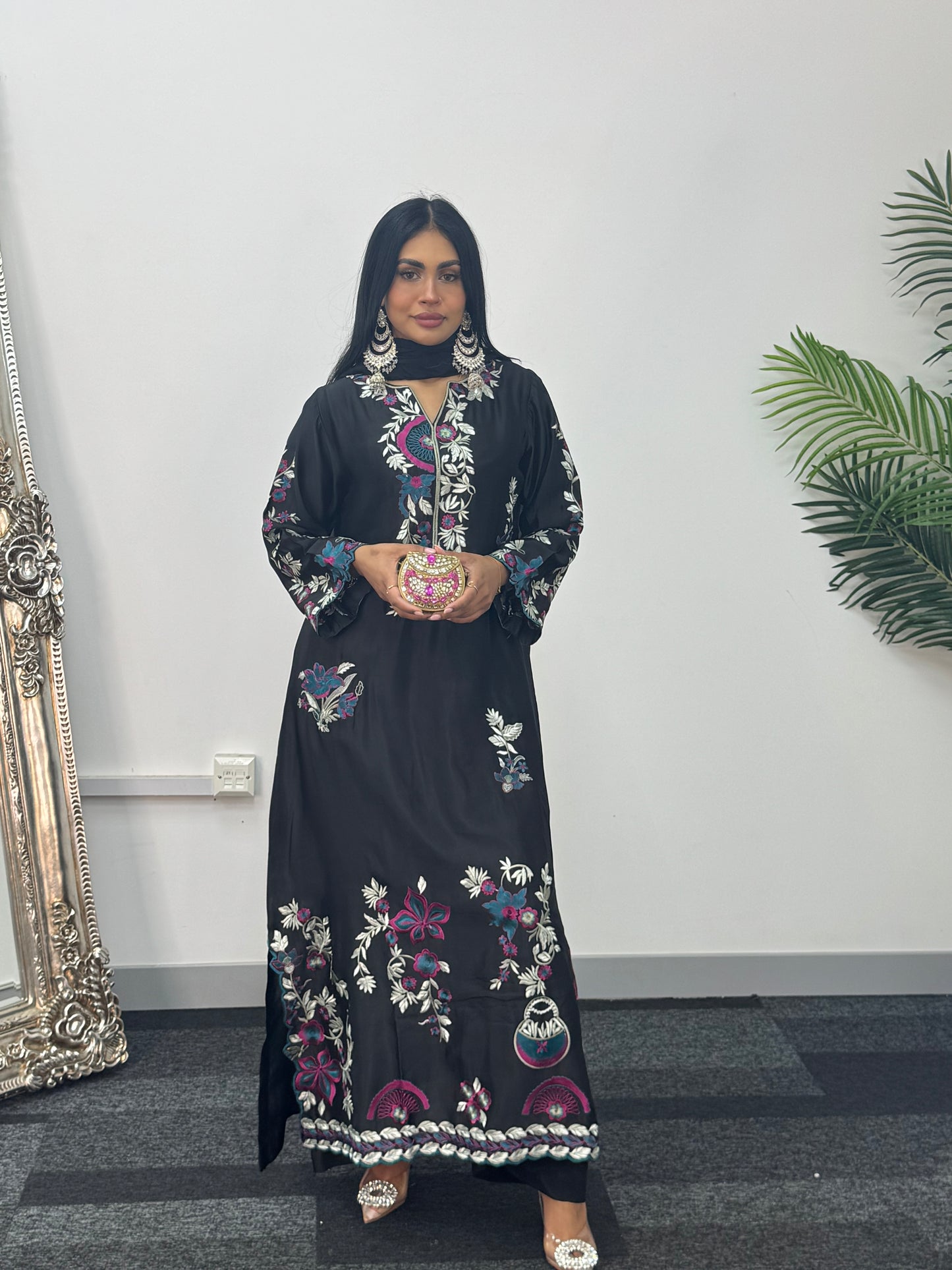 Gul e Lala - Kaftan - black