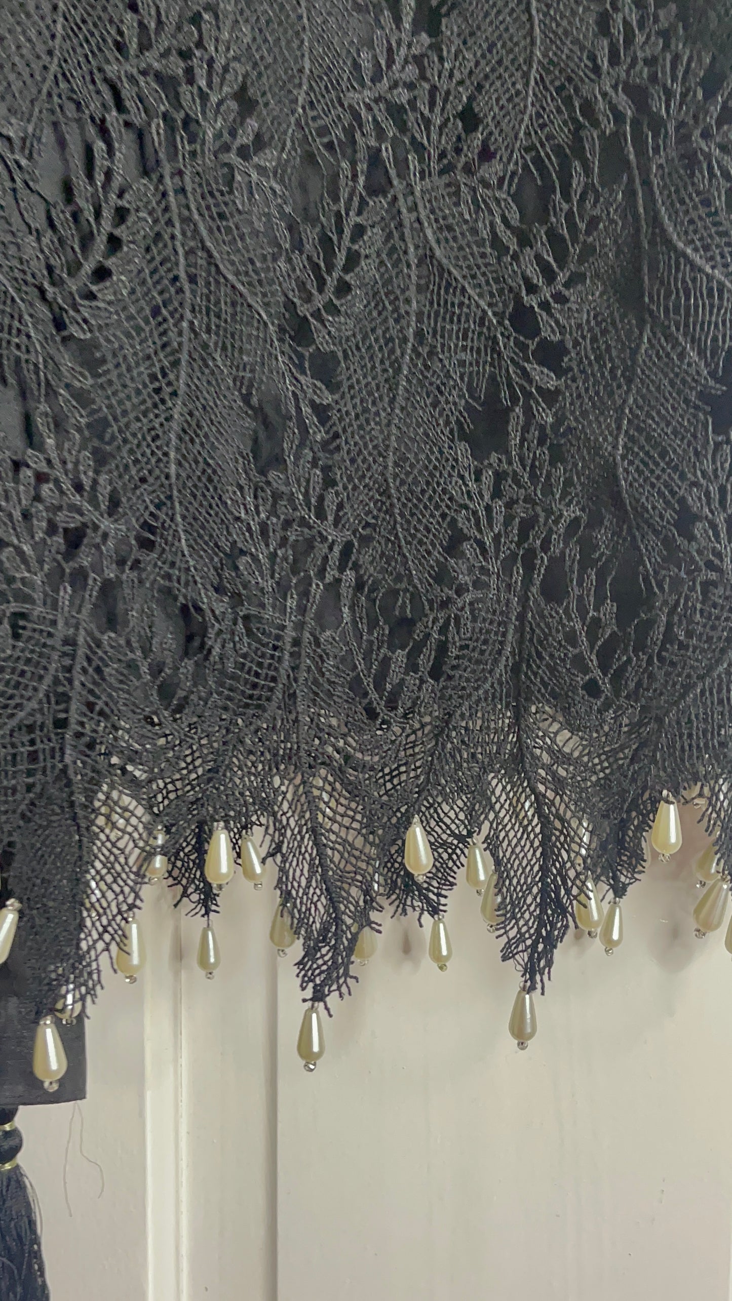 Black Patta- Lace Crochet -Kala Pata - T