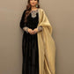 (Pre Order 3/4 Weeks) “sawan” Velvet Pret Black Party Wedding Outfit