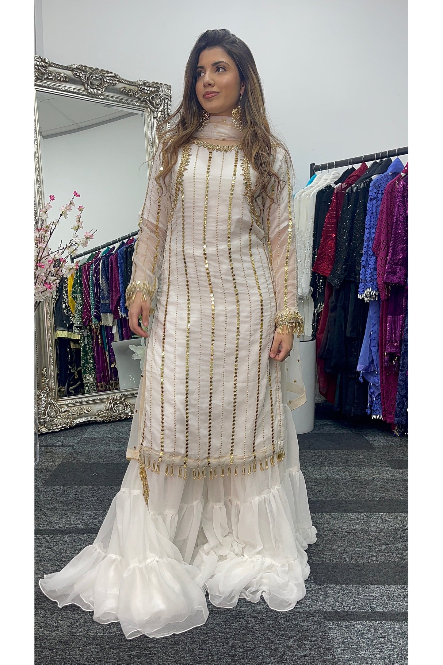 Farshi Garara white - farshee -J