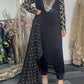 Afsana -  Hand Work - Party Wear - Black