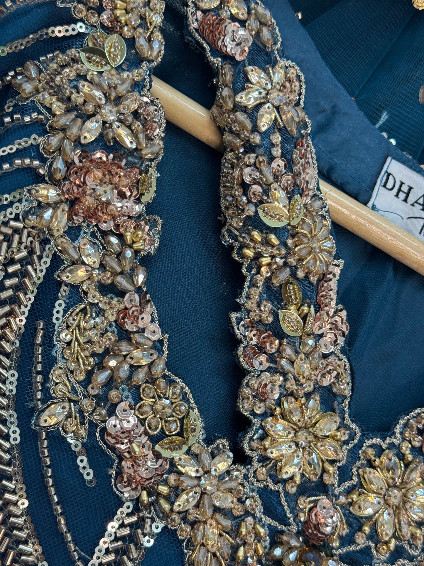 Heer - Teal Cutdana Net