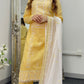 Chashni - Embriodered Lawn - yellow