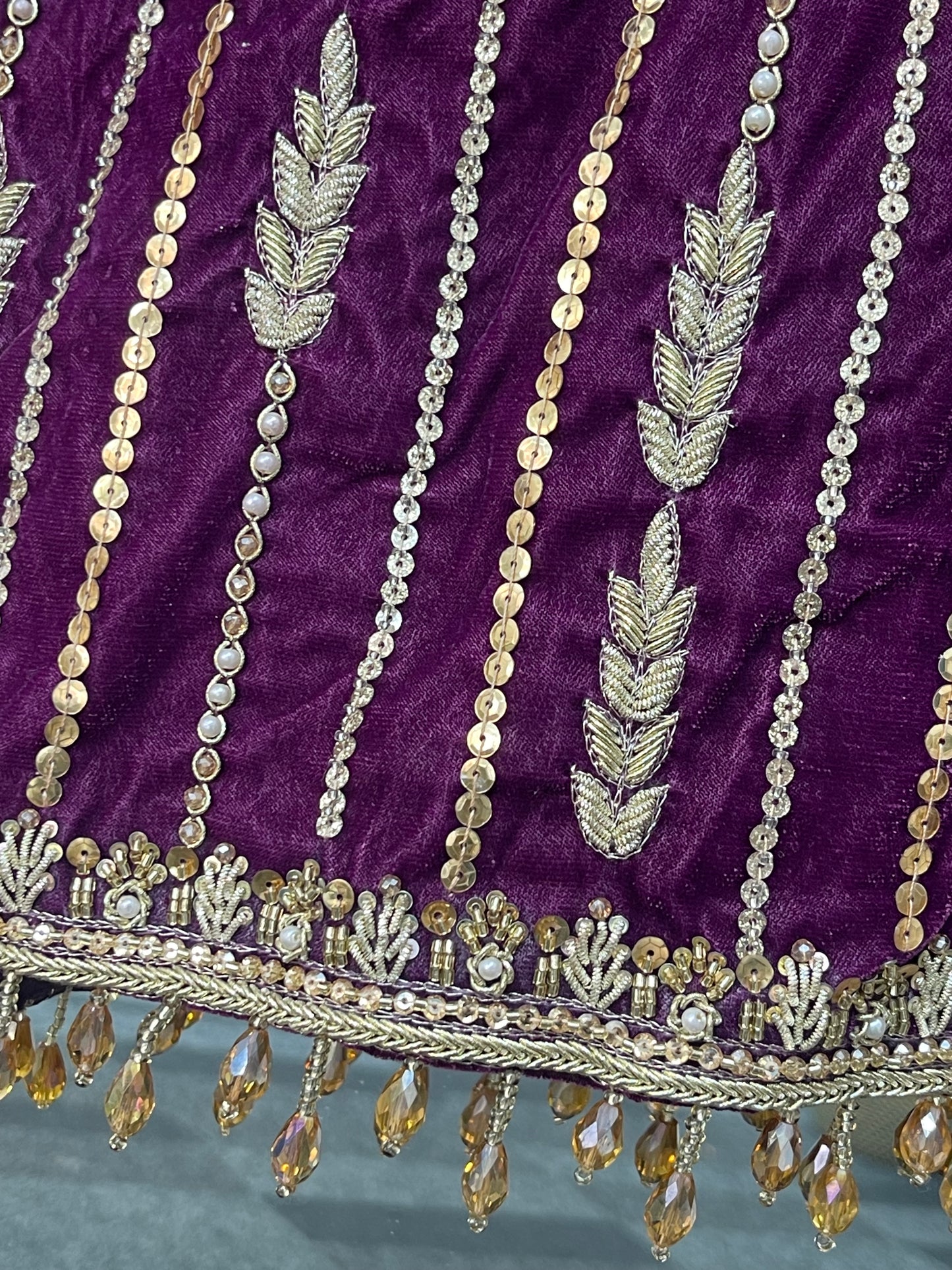 Fruity Plum - Velvet Pret - with crushed sharara - AA