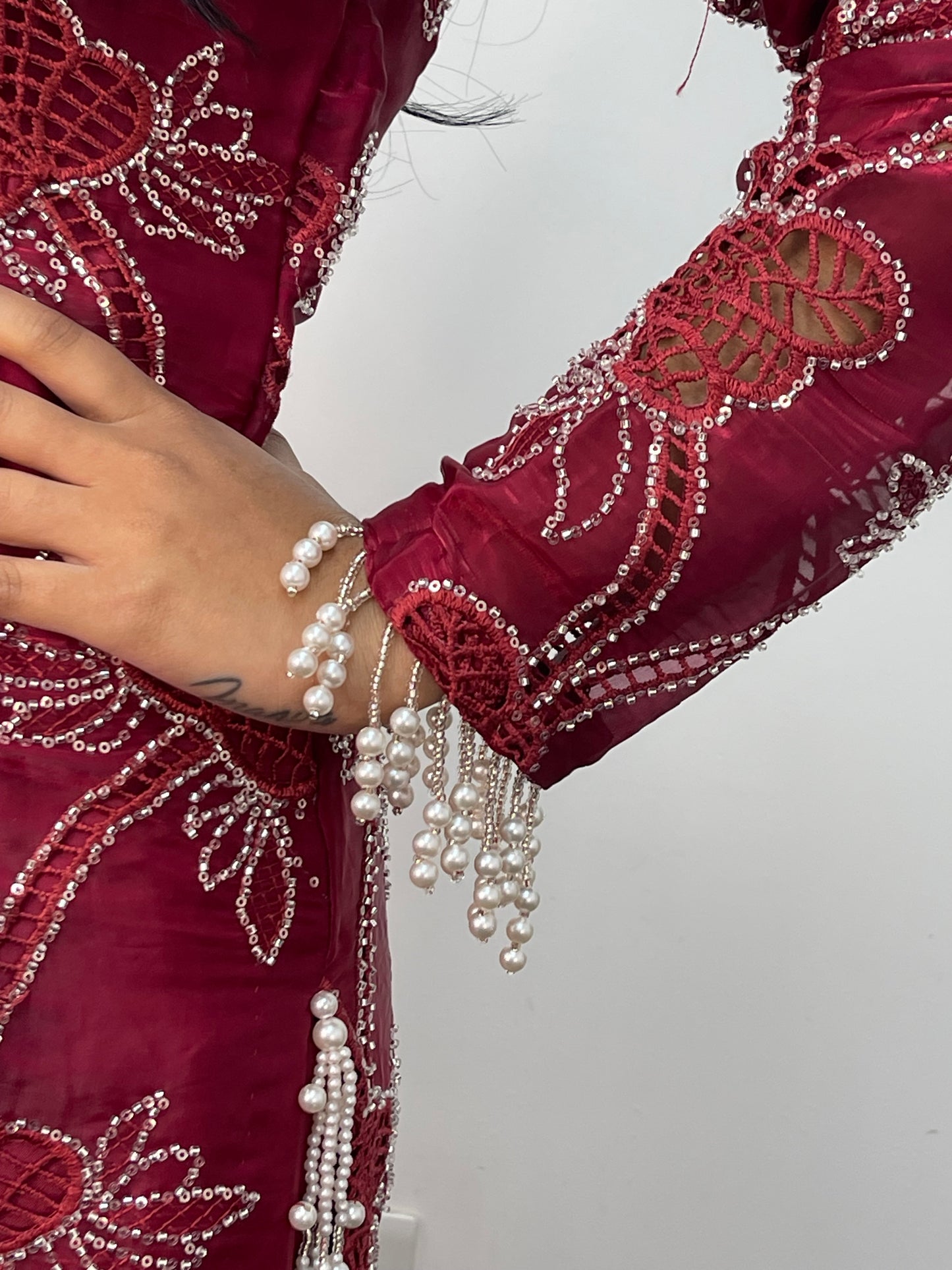 Kangan - CutDana - Maroonish Pink -Y