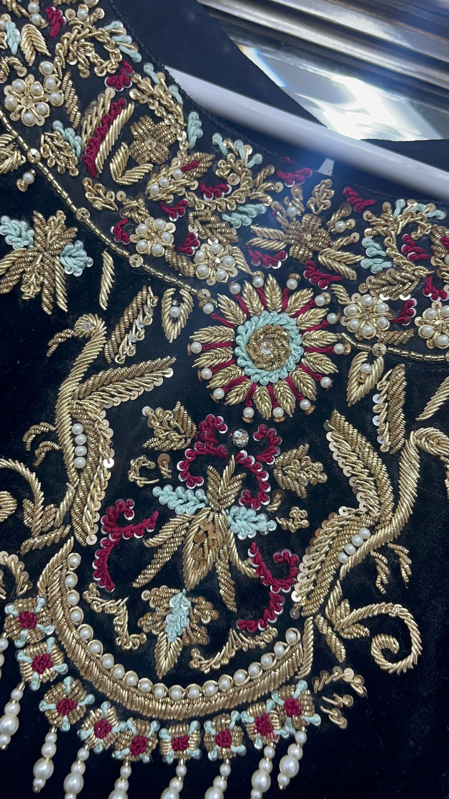 (Pre Order 3/4 Weeks) “sawan” Velvet Pret Black Party Wedding Outfit