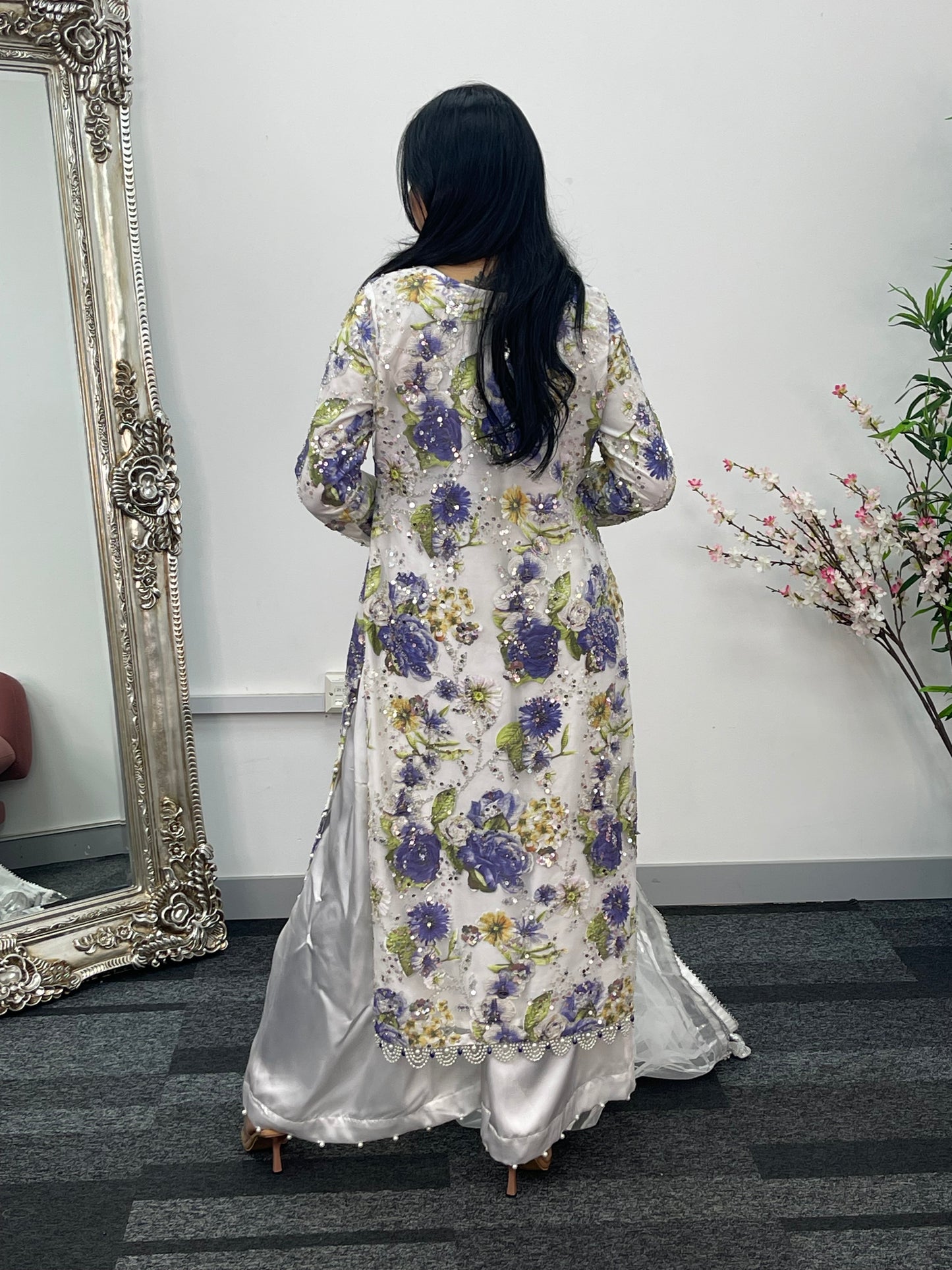 Kareena - Cut Dana Net- Blue - Karina