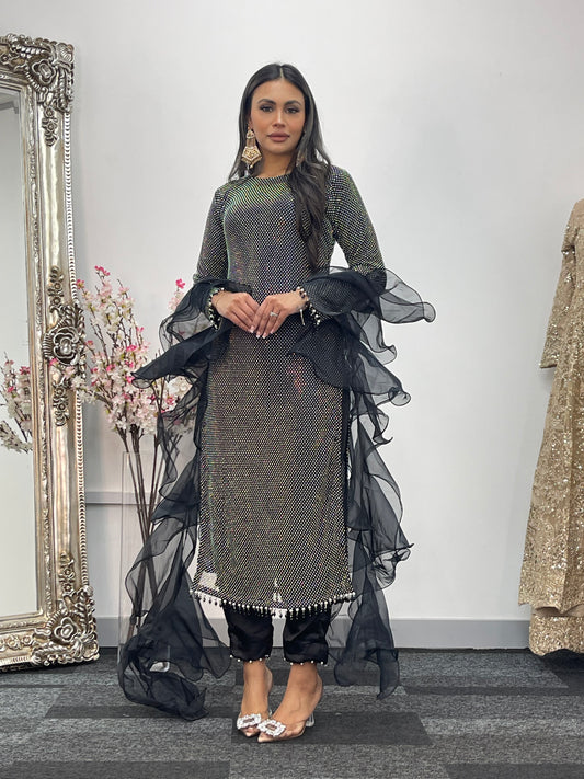 Fish Net  - Black - E