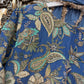 Phoolwari - Armani Silk - Blue