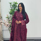 Maria B Luxury Velvet - Maroon