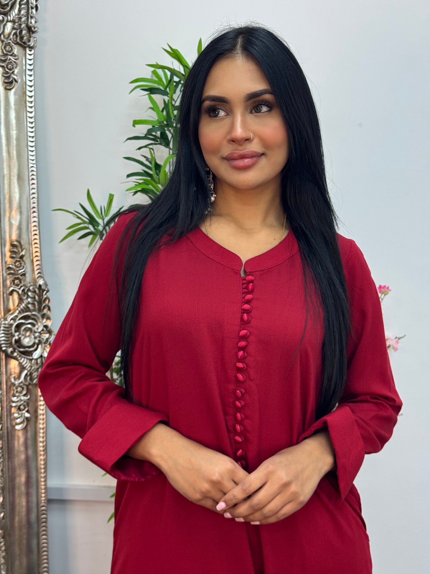 Basic Karandi - Winter Co-Ord - Red