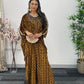 Coffee Brown Kaftaan - Diamond Kaftan - Velvet AA