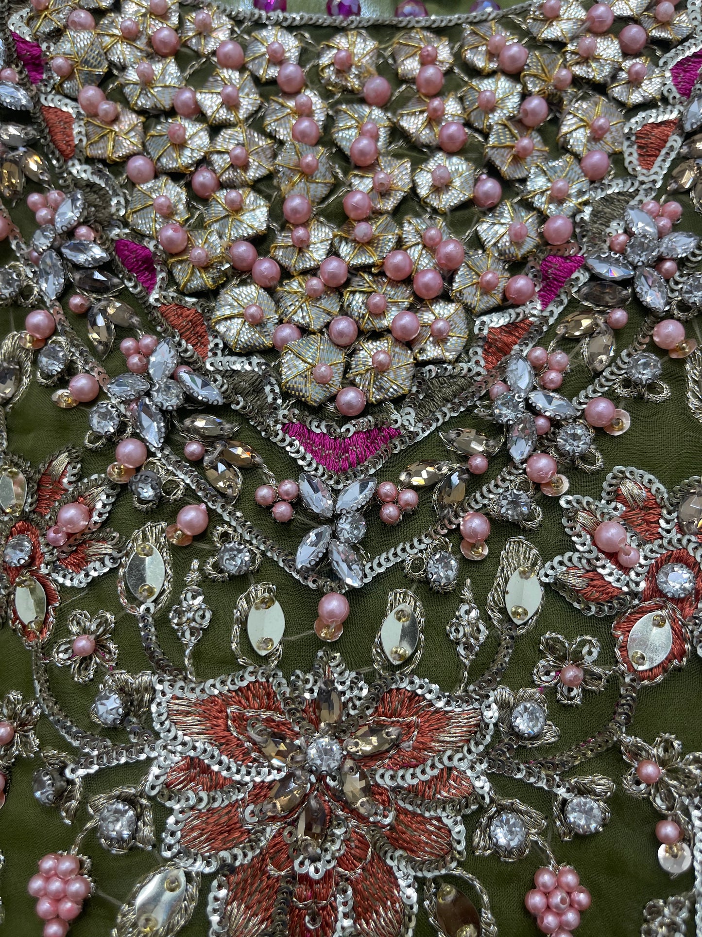 Mehndi - Maria B Inspired Maxi Lehnga -