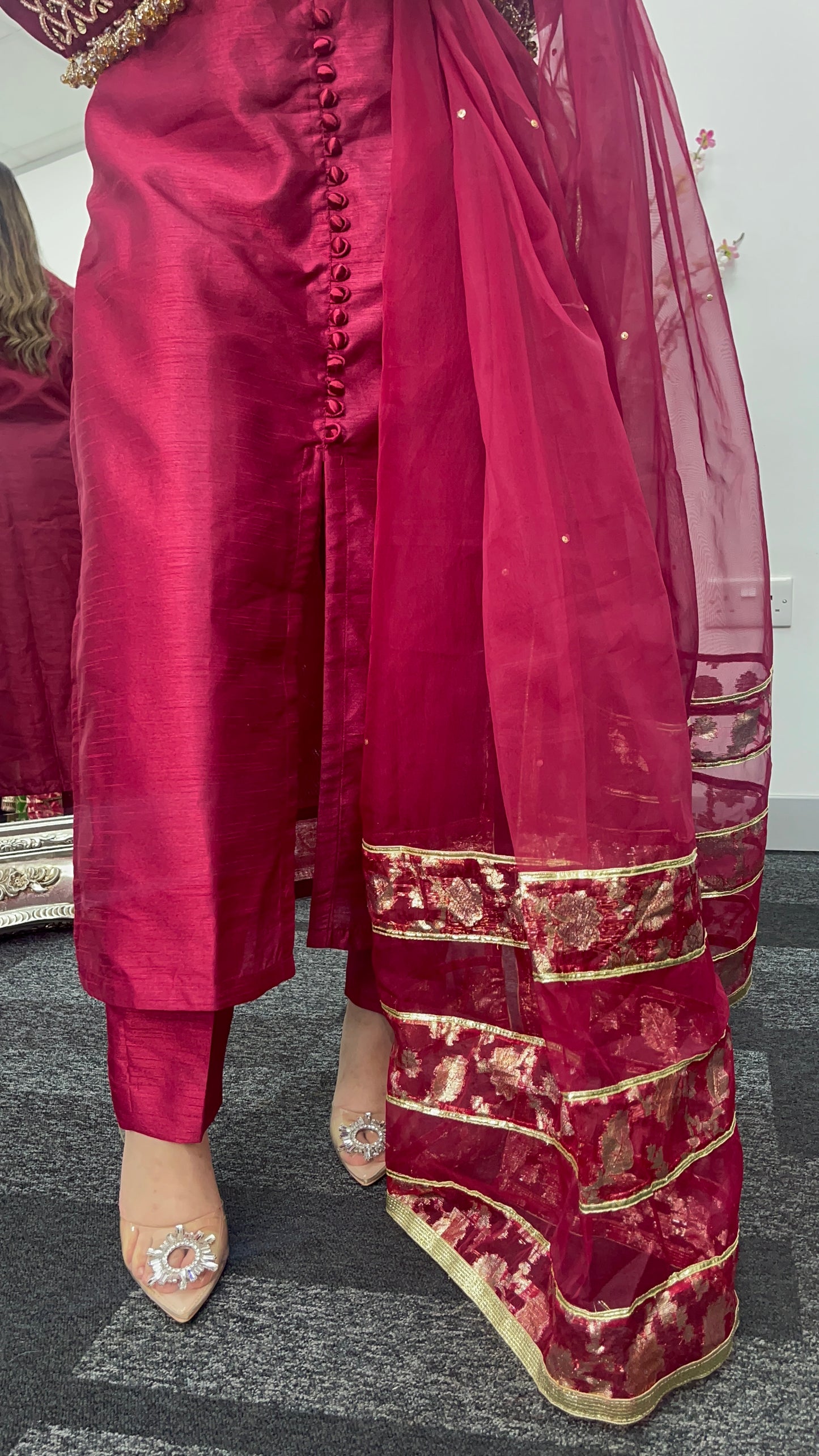 Haseen Laal Jora - Red Outfit - S