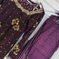 Dil bahar - Cutdana Velvet - Purple