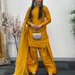 Saba - Farshi Shalwar - mustard - P