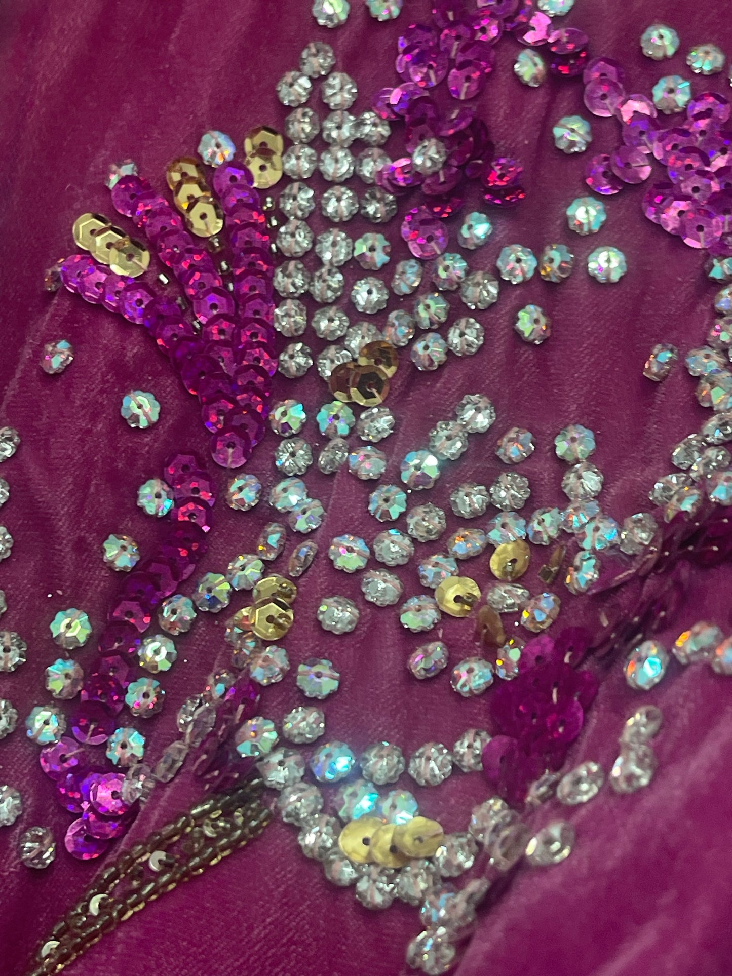 Rang e Gulaab - Hot Pink Velvet - AA -