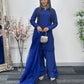 Saba - Farshi Shalwar - navy blue - P