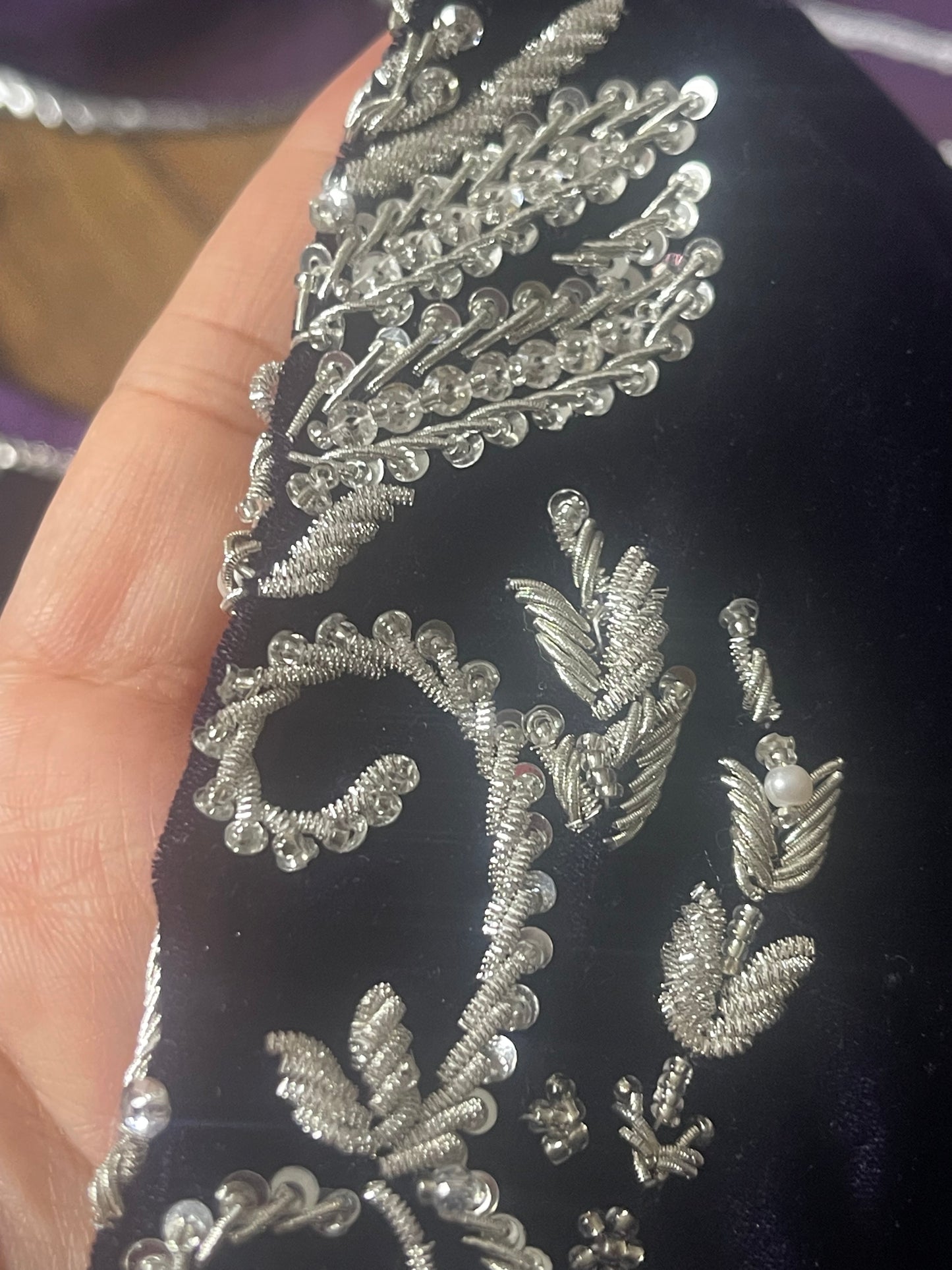 Crazy Kiya - Purple Velvet Pret - Wedding Party Wear -