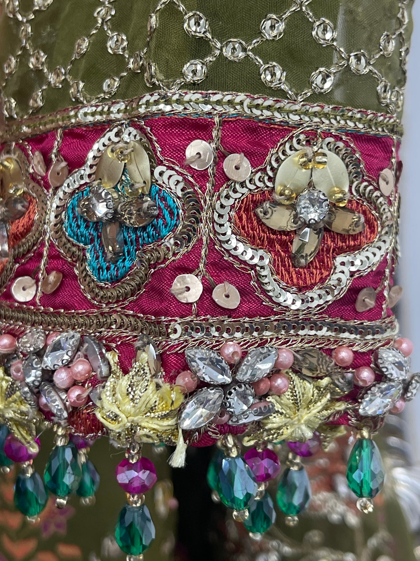 Mehndi - Maria B Inspired Maxi Lehnga -