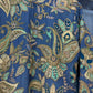 Phoolwari - Armani Silk - Blue