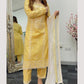 Chashni - Embriodered Lawn - yellow