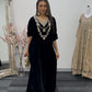 Raat 2 - Black Kaftaan -  Velvet Kaftan - AC