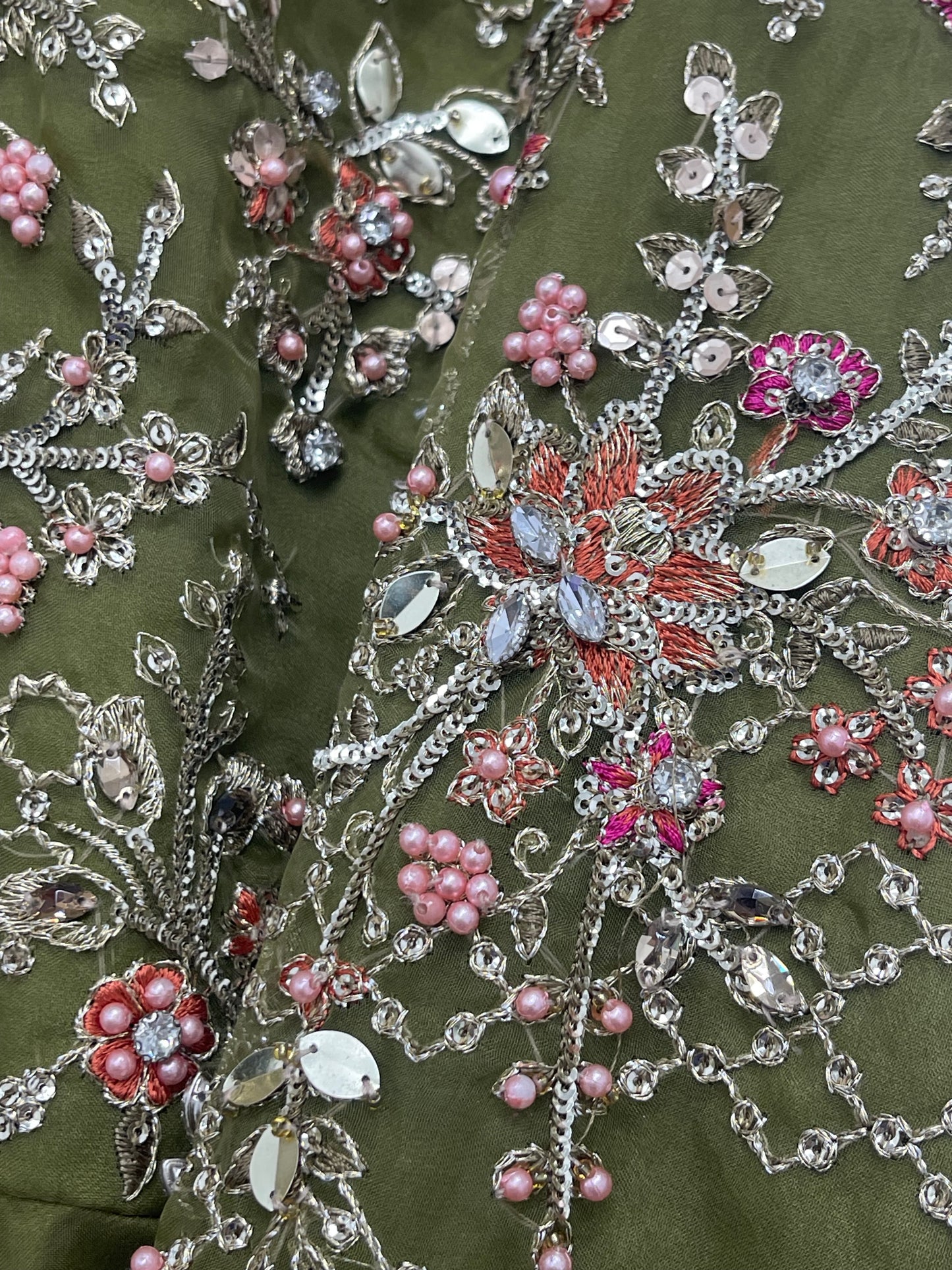 Mehndi - Maria B Inspired Maxi Lehnga -