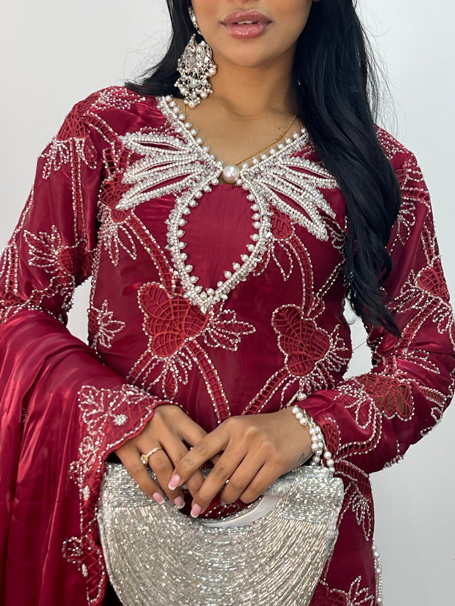 Kangan - CutDana - Maroonish Pink -Y