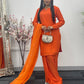 Saba - Farshi Shalwar - Orange - P
