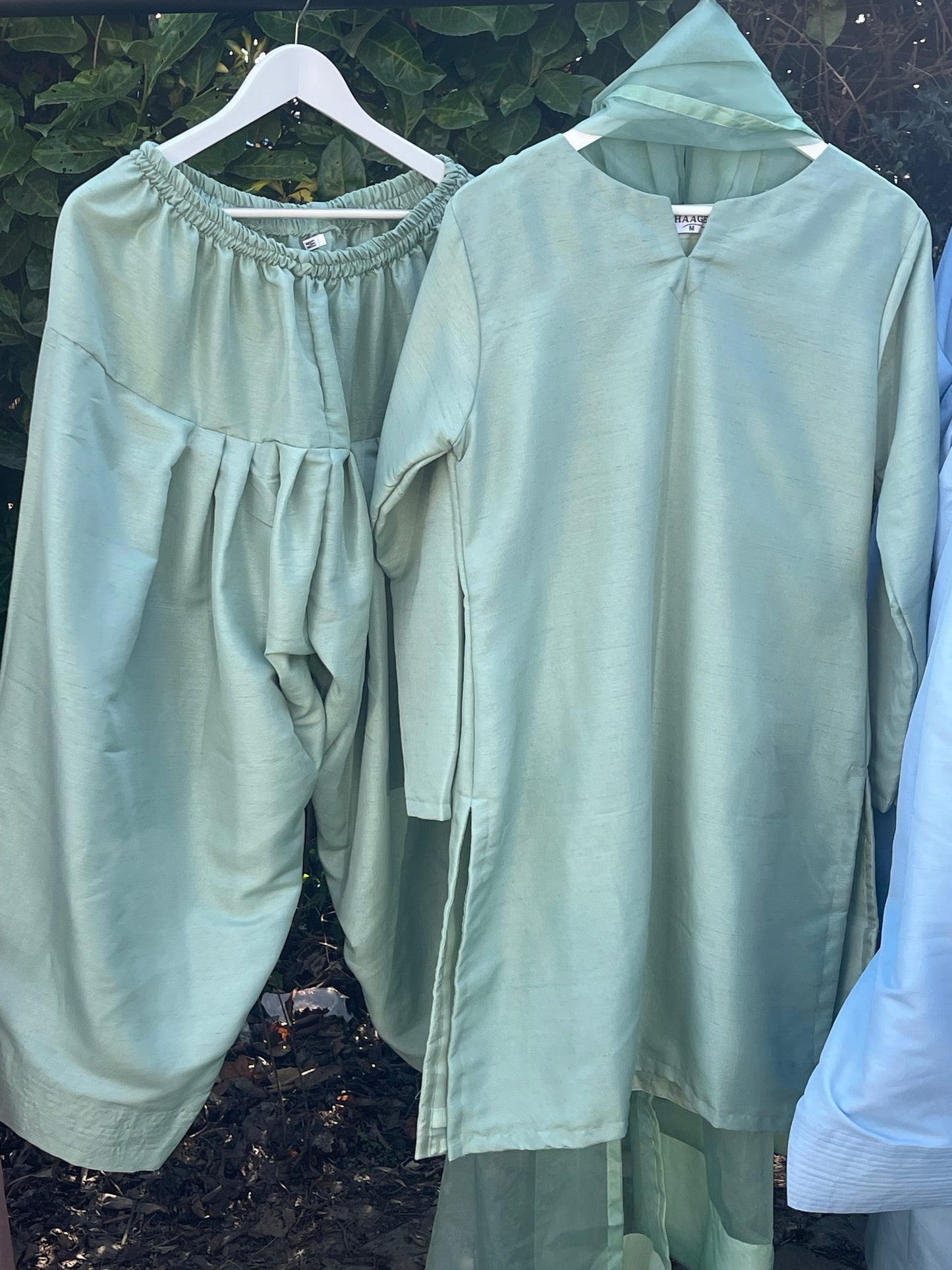 Saba - Farshi Shalwar - green -P