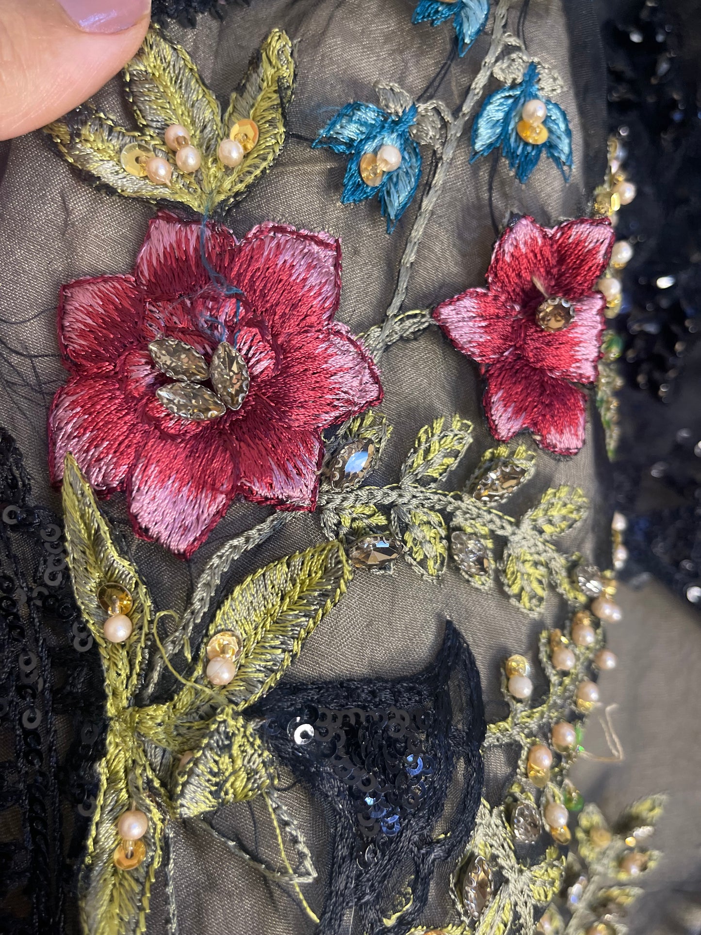 Nagin - Maria B Inspired Embroidered - Black - R