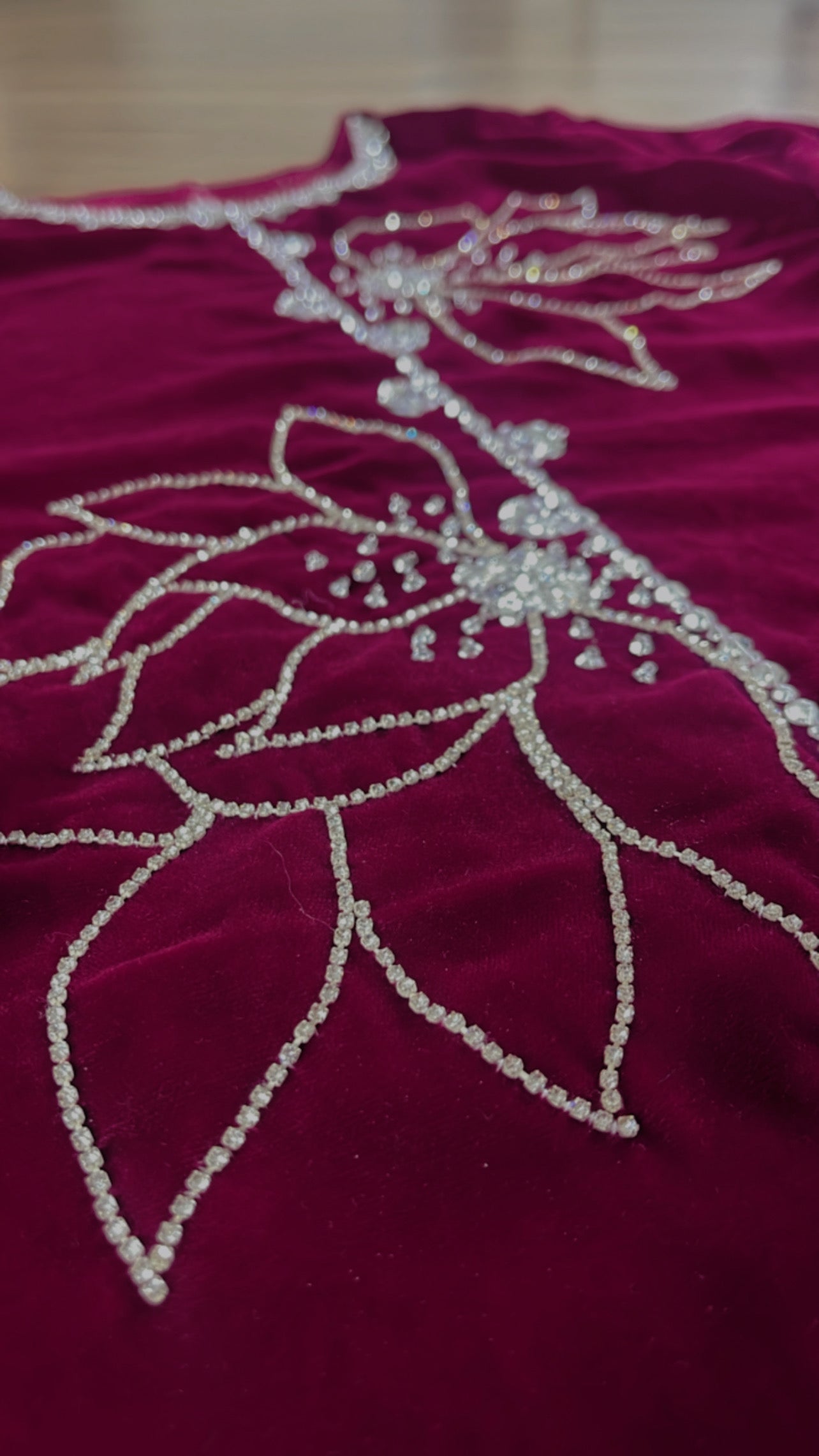 Lulu Pink - Hot Magenta Velvet - Lulusar Inspired