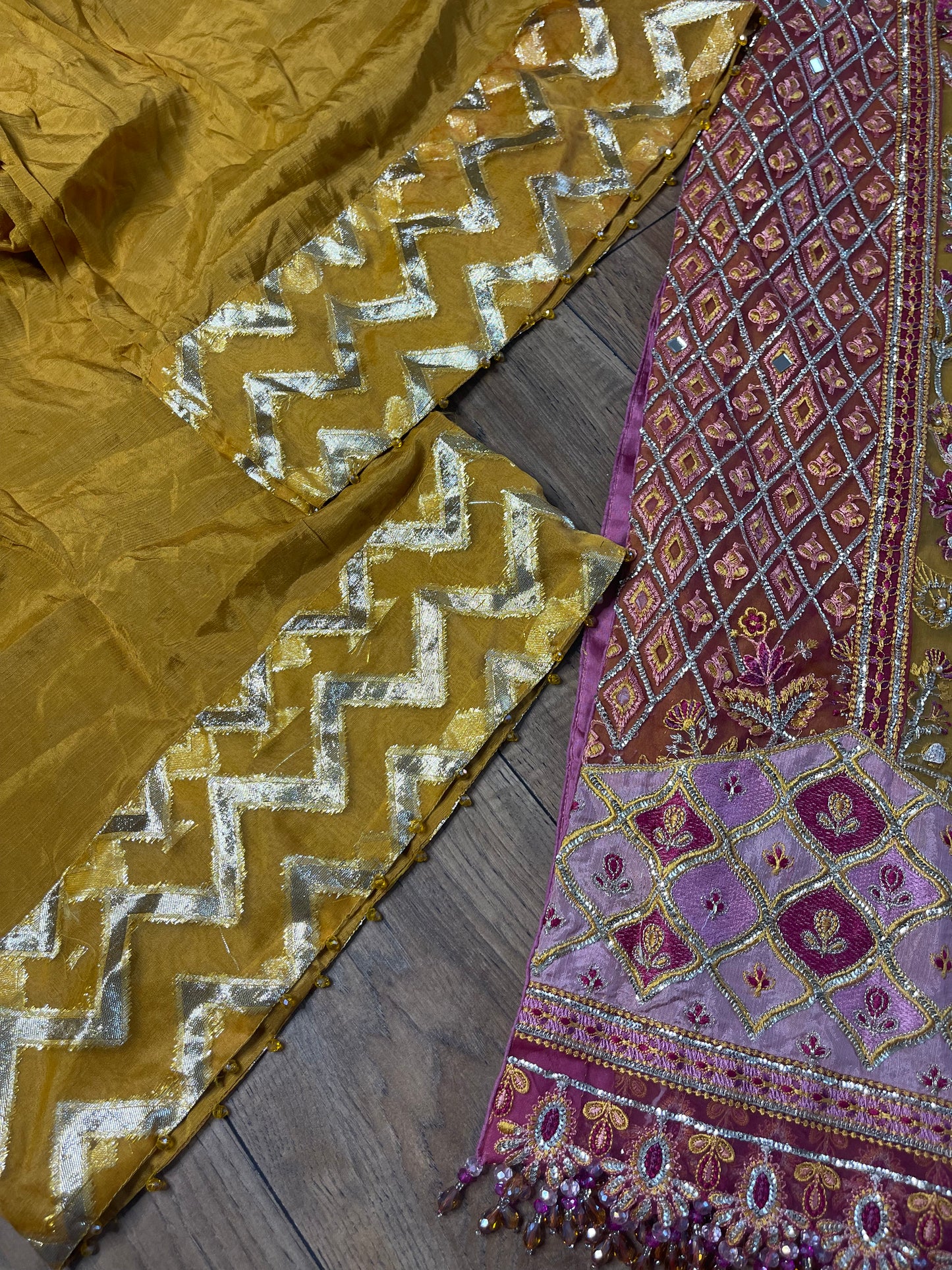 “Masakali” inspired by Gulaal - Mustard Wedding Suit - Yellow Party Wear