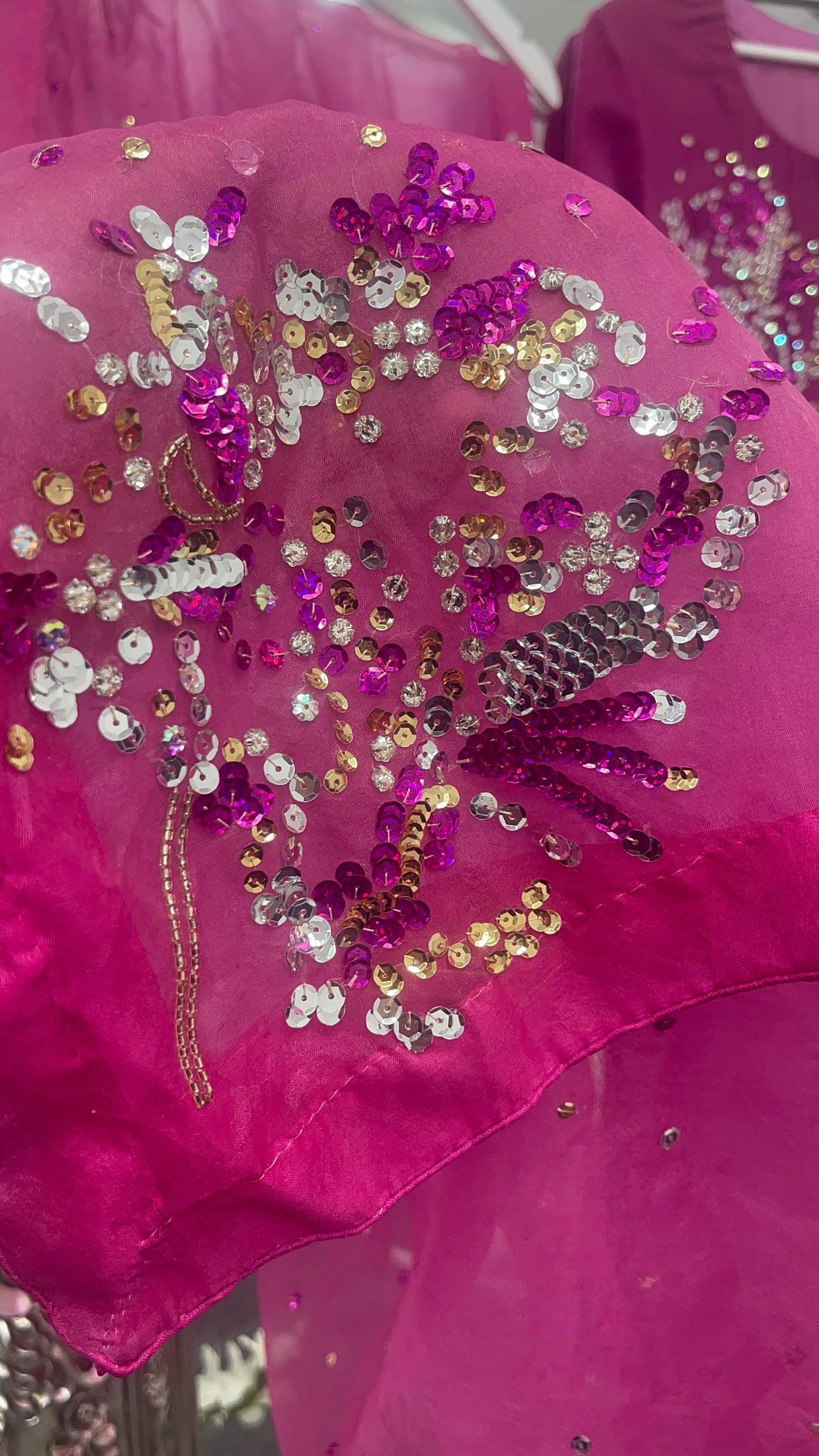 Rang e Gulaab - Hot Pink Velvet - AA -