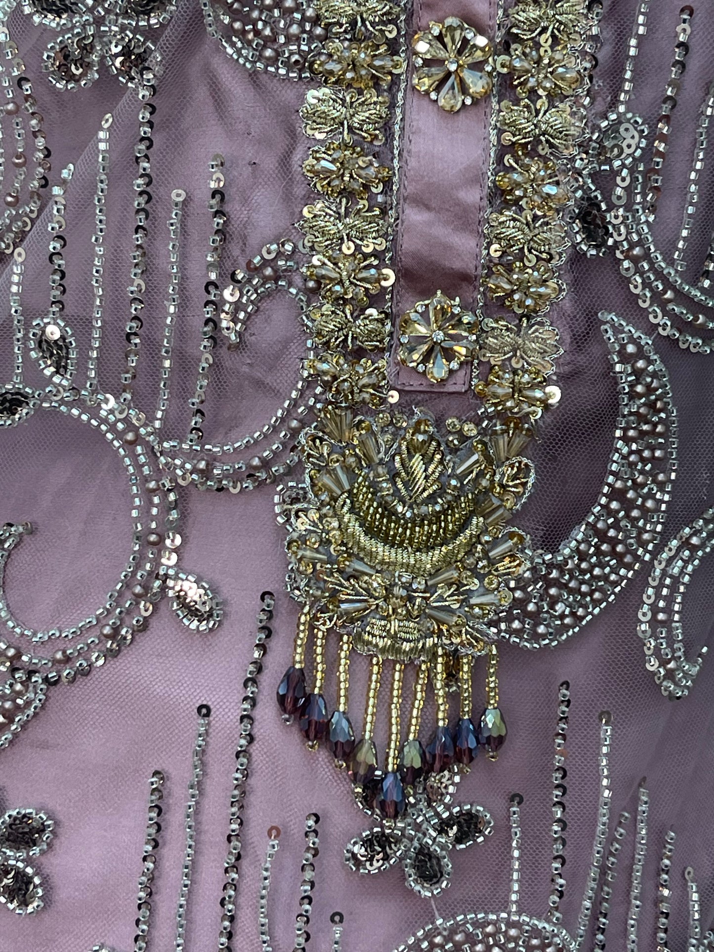 Mala - Cutdana Net - lilac pink - A