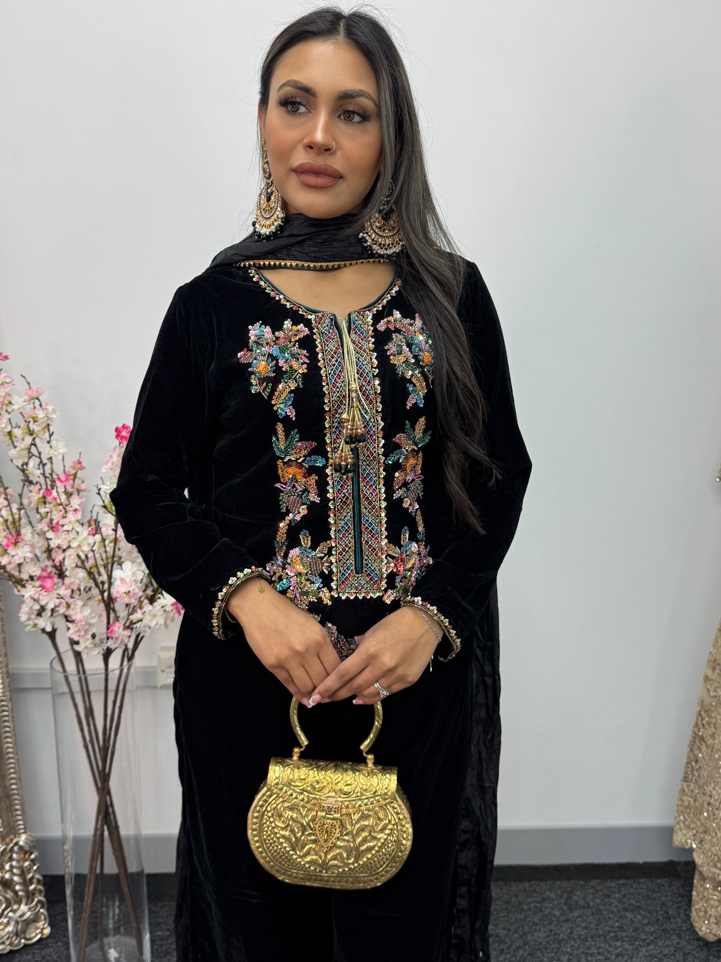 Shadmani - Black Velvet Pret -