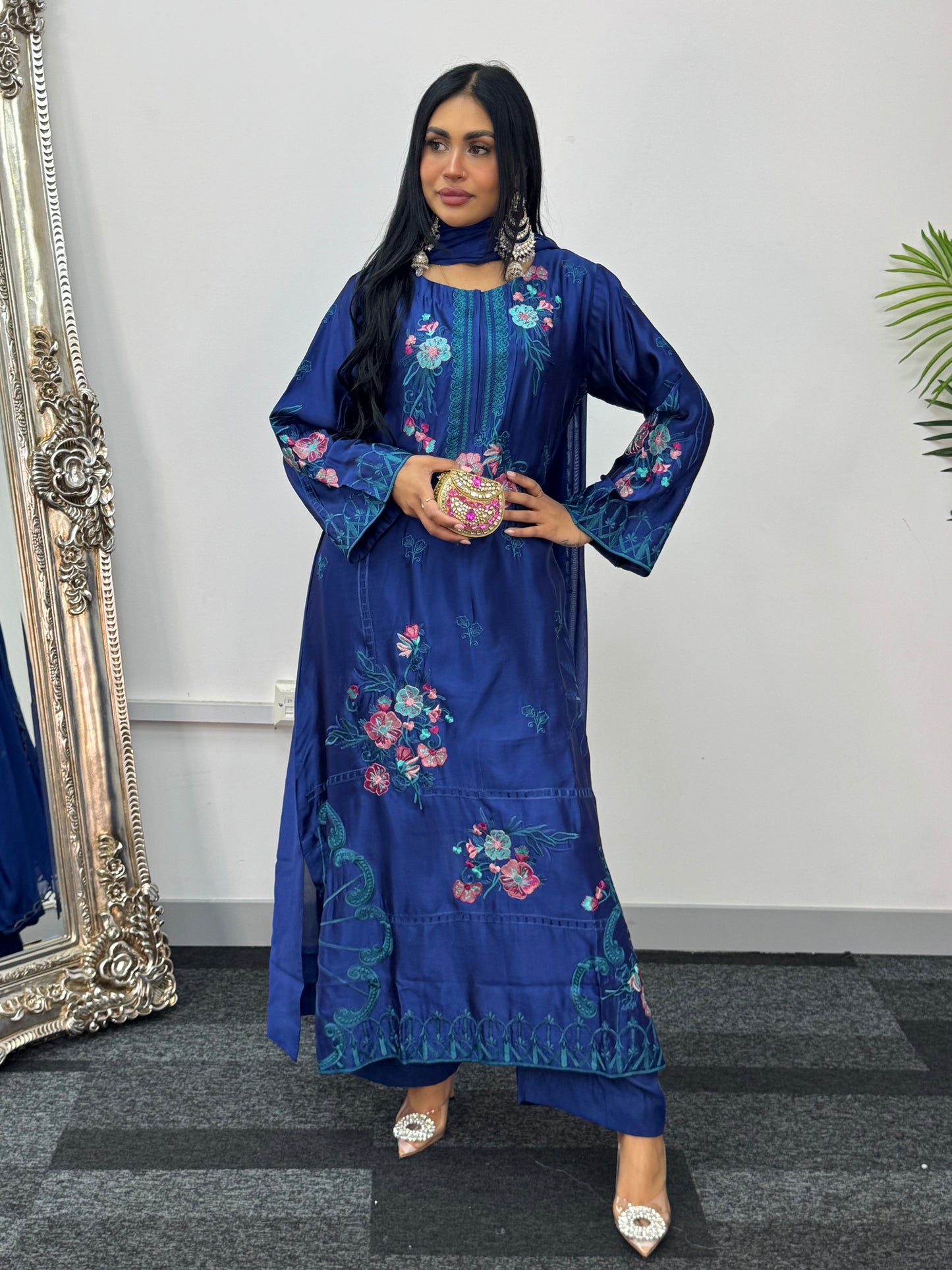 Gul e Lala - Kaftan - Royal Blue