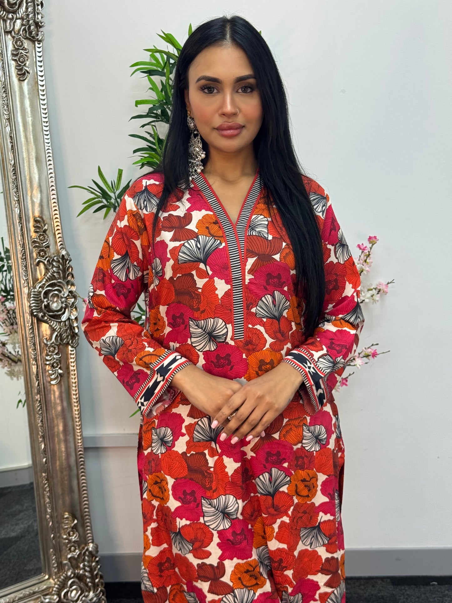 Daily Wear - 2 PC Printed Linen - Floral