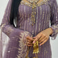 Payal - Cutdana Net - Lilac purple - G