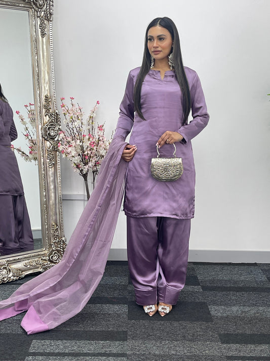 Saba - Farshi Shalwar - Lilac -P