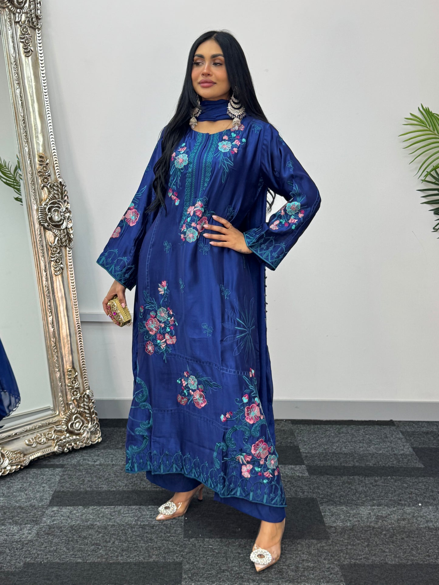 Gul e Lala - Kaftan - Royal Blue