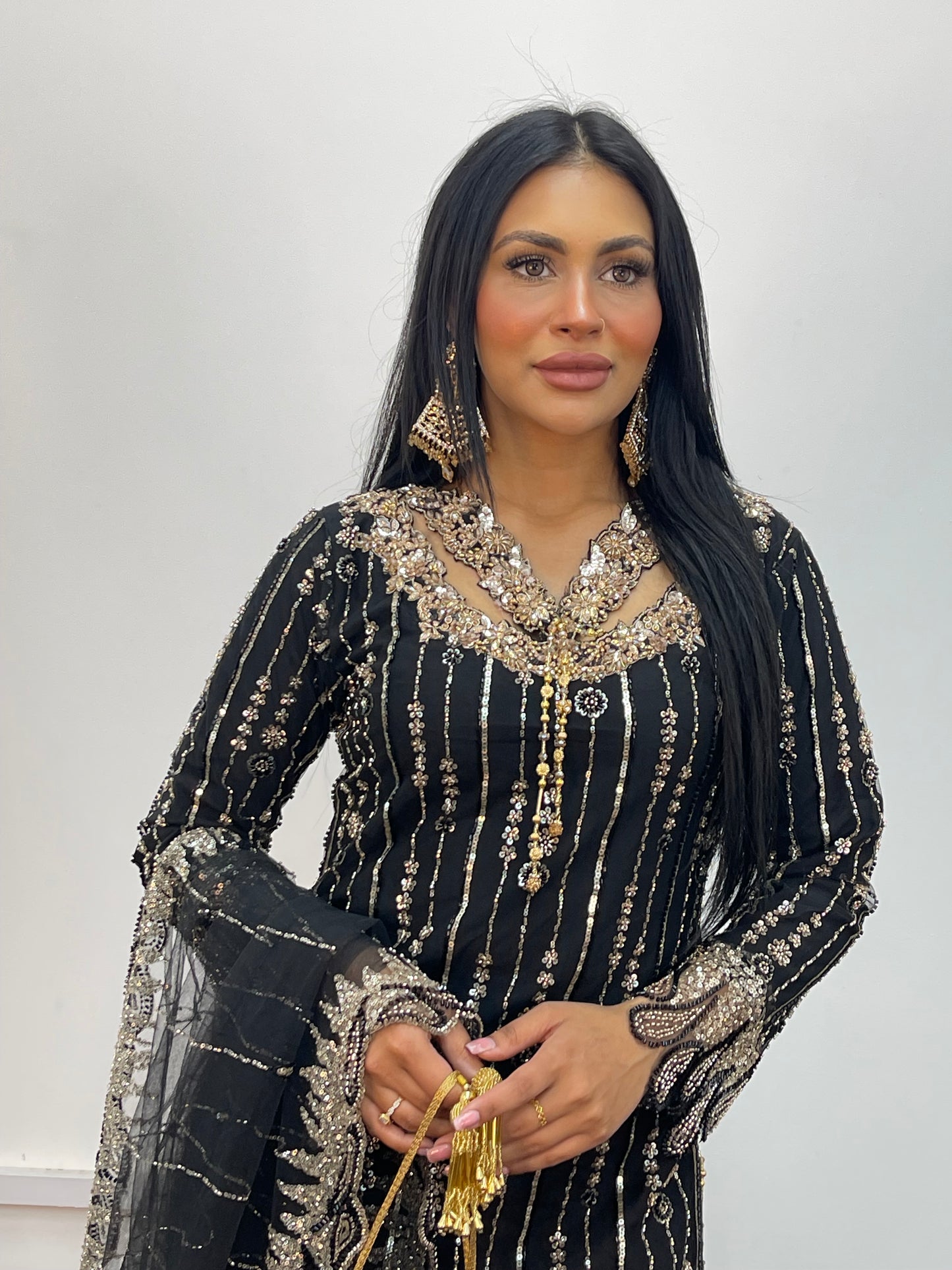 Payal - Cutdana Net - Black -