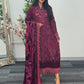 Maria B Luxury Velvet - Maroon