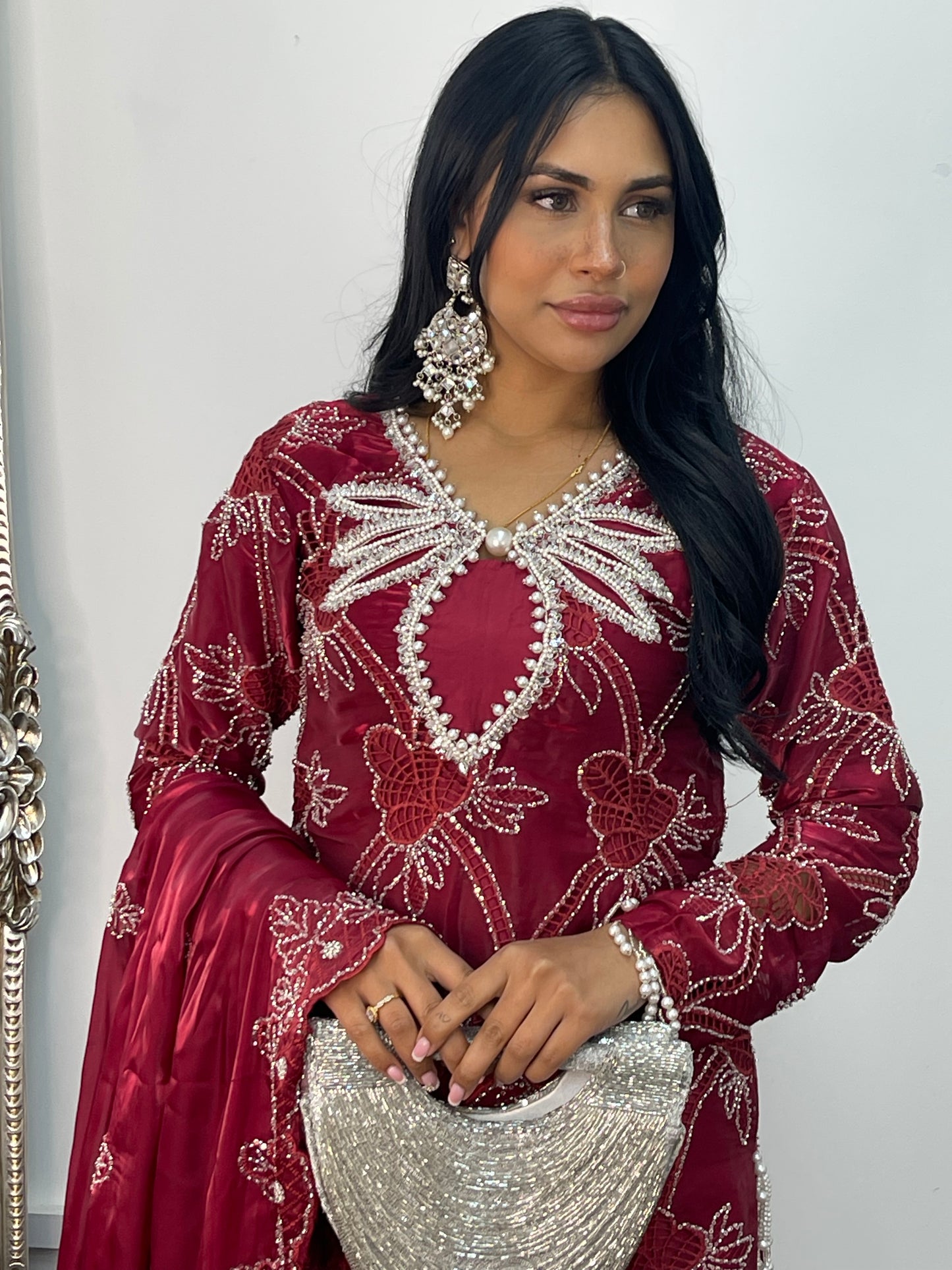 Kangan - CutDana - Maroonish Pink -Y